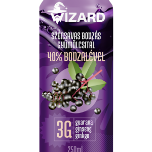 WIZARD 40% BODZABOGYÓLÉ - Valódi Bodzából