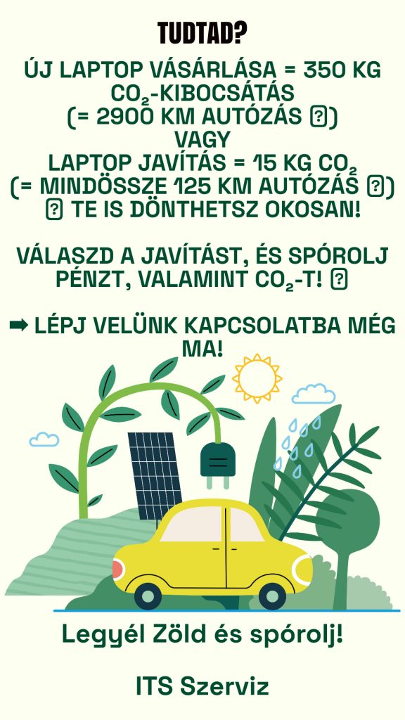 ITS Szerviz CO2 csökkentés, környezetvédelem